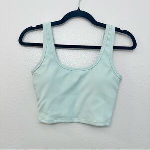 Active‎ by Teal Ribbed Crop Tank Size Small